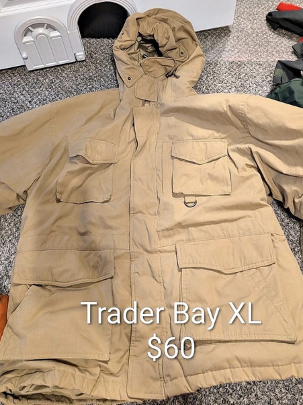 Trader Bay Men's Utility Field Jacket Size XL